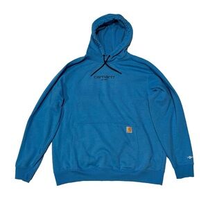 Carhartt Force Hoodie XL | Blue | Midweight Workwear Pullover